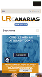 Mobile Screenshot of lrcanarias.com